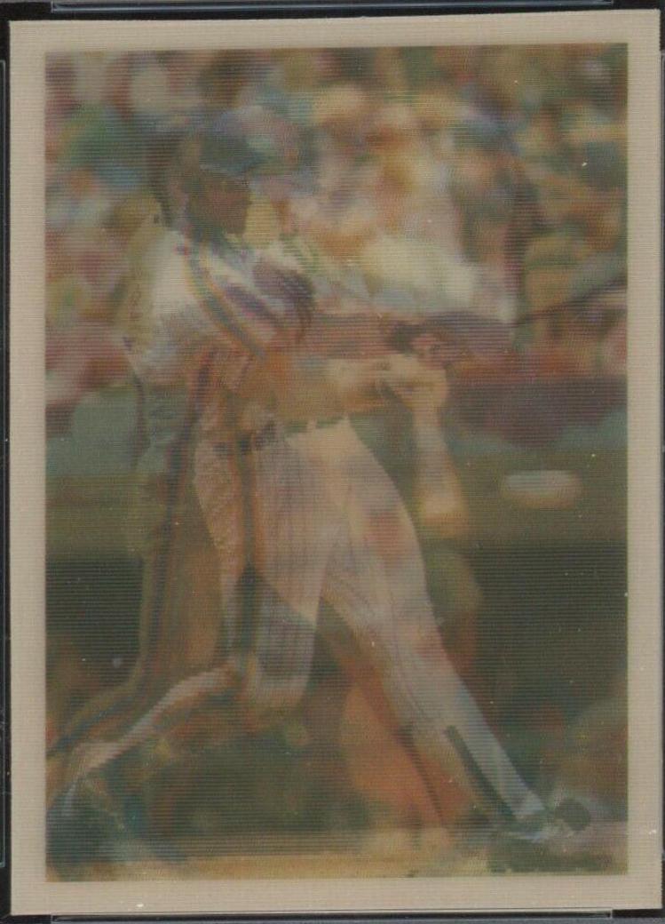 Carter, Oliver, Foster #126 1986 Sportflics Baseball
