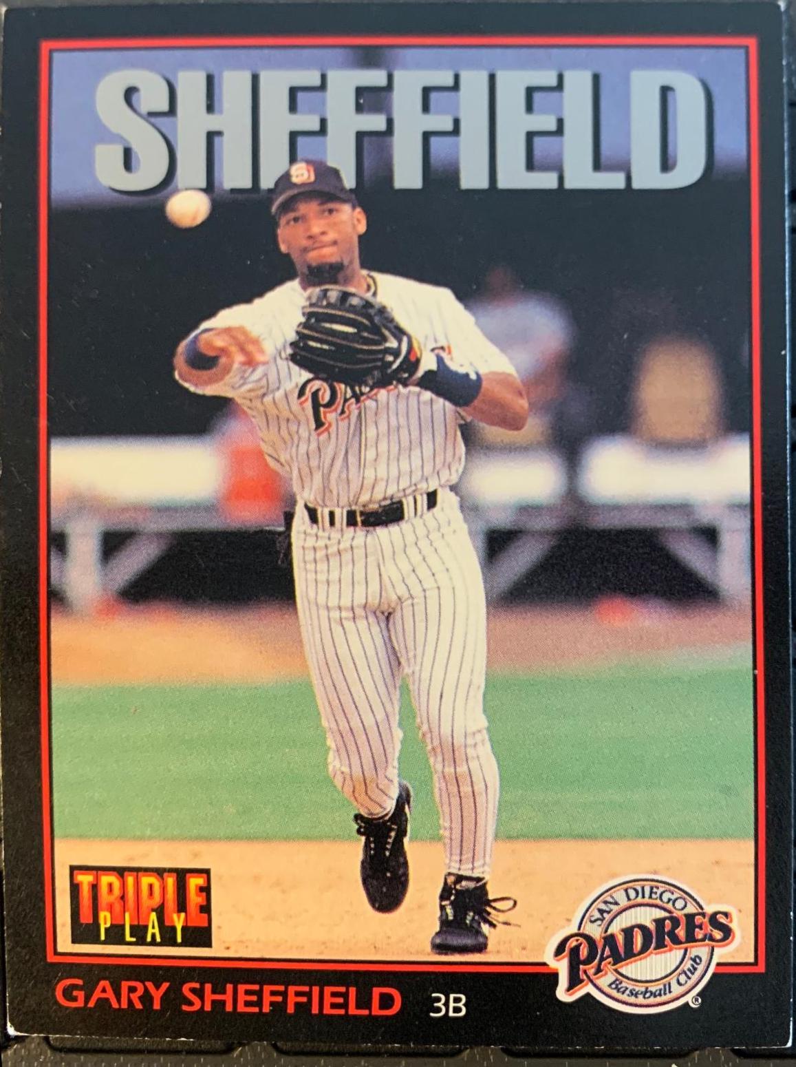 Gary Sheffield #6 Baseball Cards 1993 Panini Donruss Triple Play
