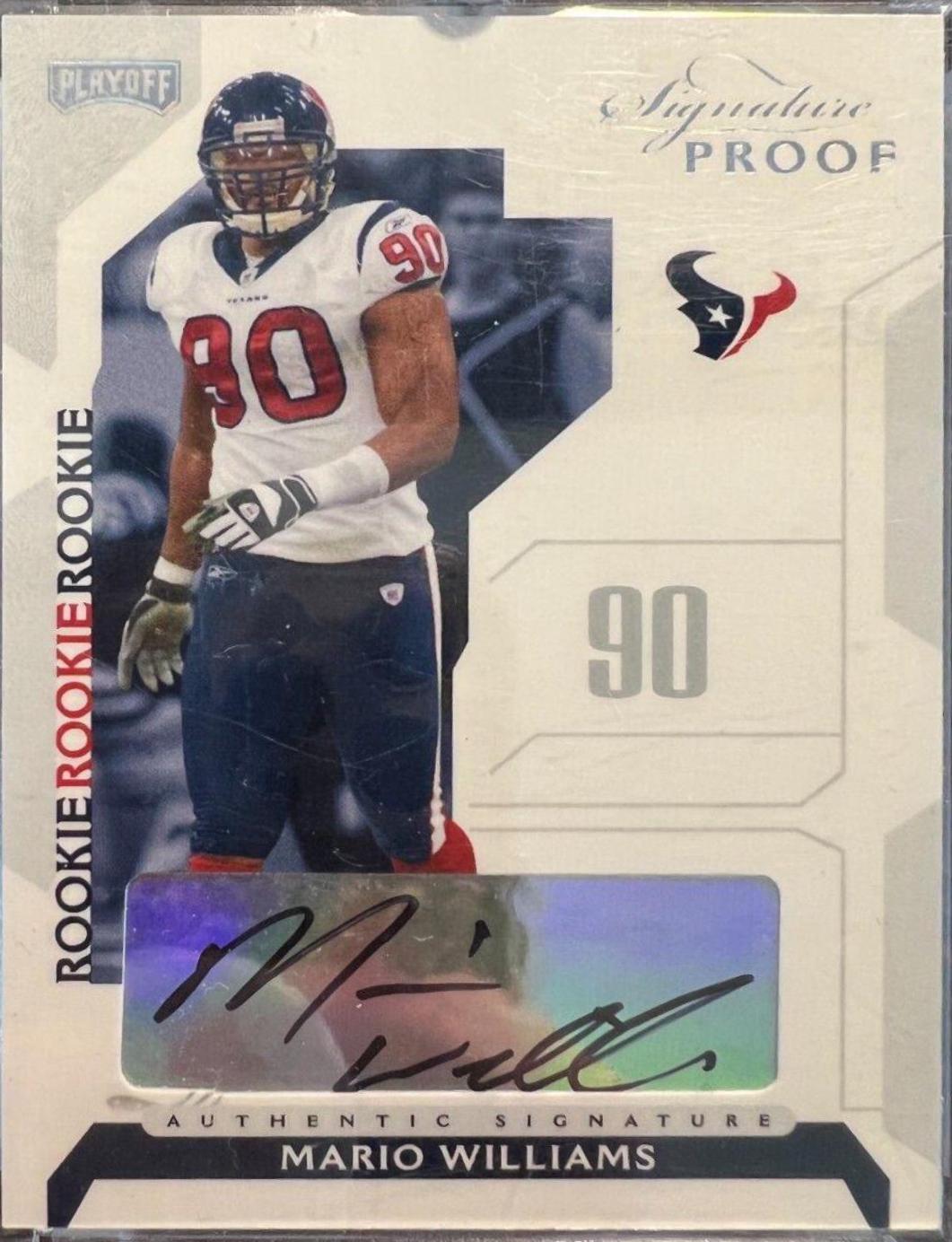 Mario Williams #86 2006 Playoff NFL Playoffs