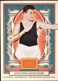 Gene Tunney #11 Baseball Cards 2013 Panini Golden Age