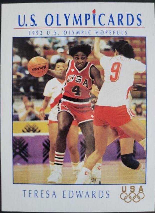 Teresa Edwards #19 Basketball Cards 1992 Impel U.S. Olympic Hopefuls