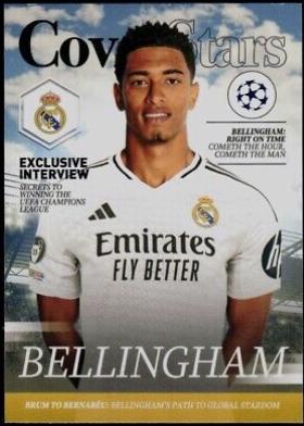 Jude Bellingham #CS-1 Soccer Cards 2024 Topps UEFA Cover Stars