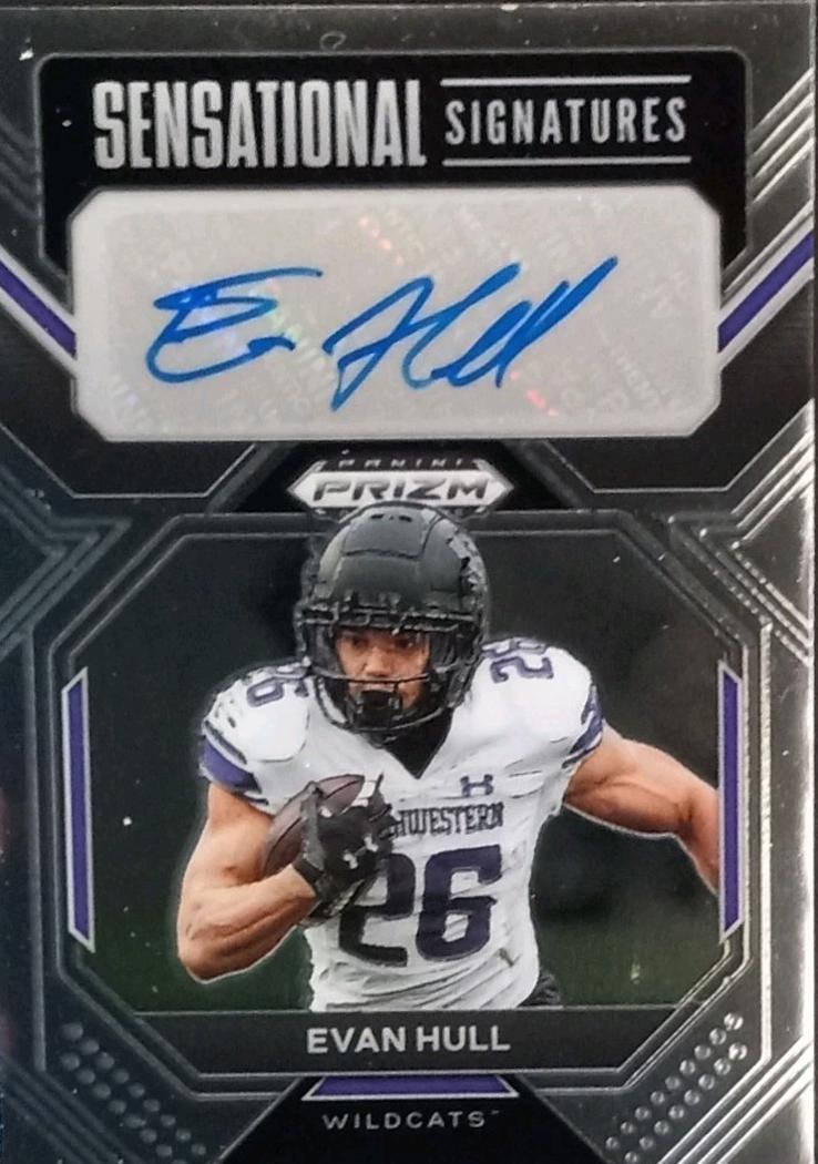 Evan Hull #SS-EVH 2023 Panini Prizm Draft Picks Sensational Signatures Football