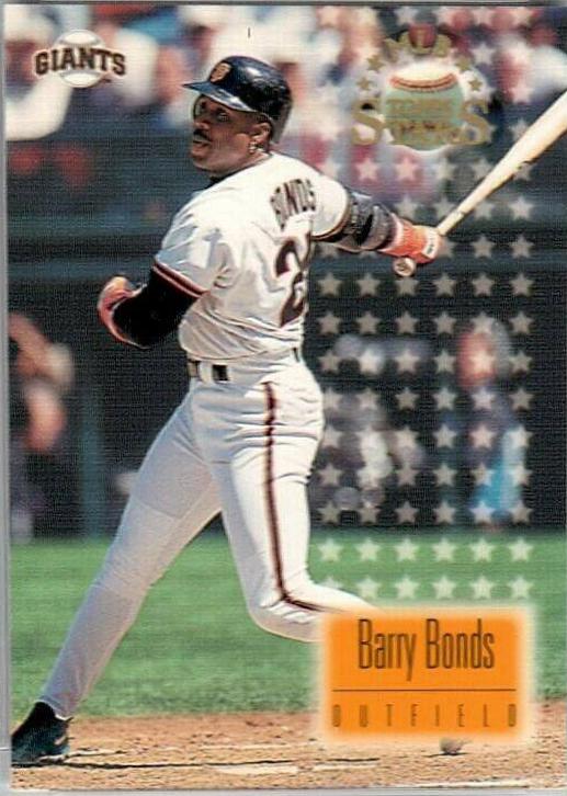 Barry Bonds #42 Baseball Cards 1997 Topps Stars