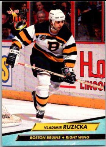 Vladimir Ruzicka #10 Hockey Cards 1992 Ultra
