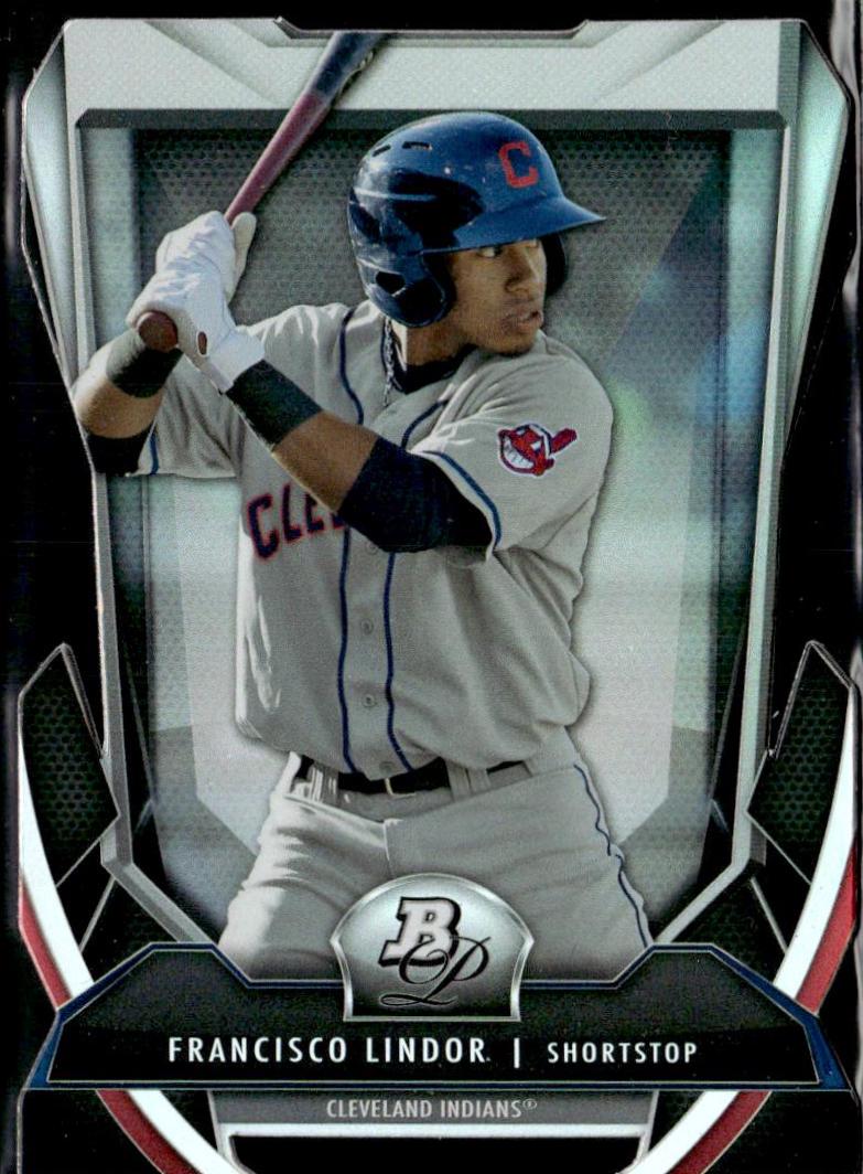 Francisco Lindor #CES-FL Baseball Cards 2013 Bowman Platinum Cutting Edge Stars