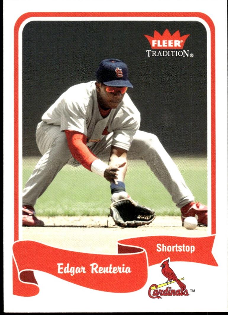 Edgar Renteria #366 2004 Fleer Tradition Baseball