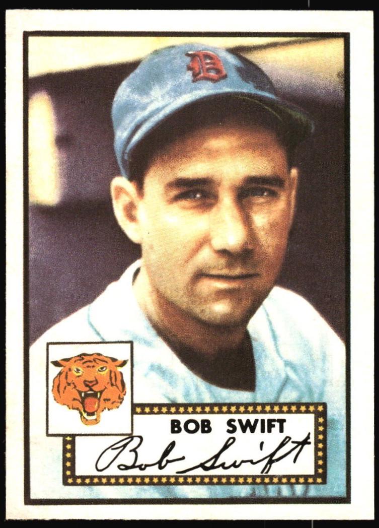 Bob Swift #181 1983 Topps 1952 Reprint Baseball