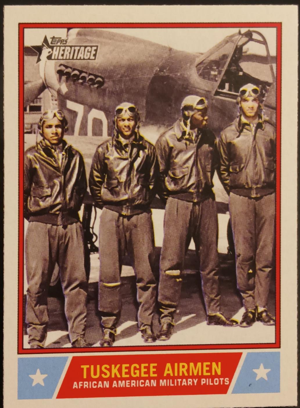 Tuskegee Airmen #NS-71 Baseball Cards 2025 Topps Heritage Notable American