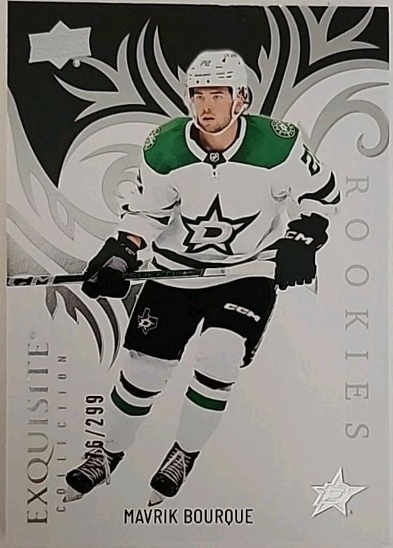 Mavrik Bourque #R-41 2024-25 Upper Deck Ice Hockey Exquisite Collection Rookies