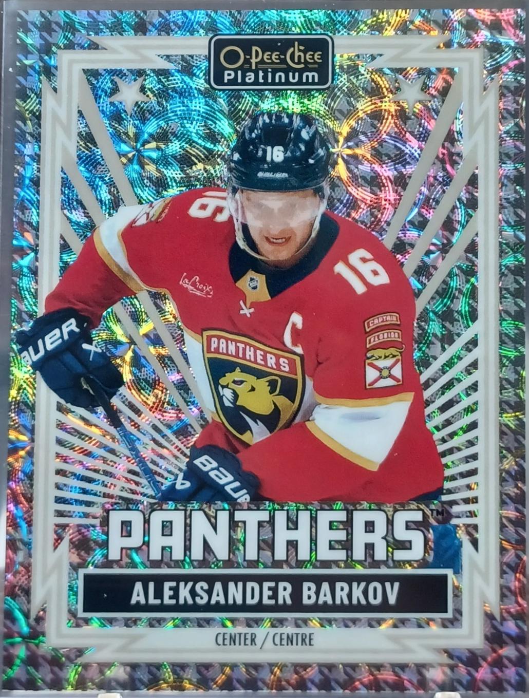 Aleksander Barkov #R-46 2025 O Pee Chee Platinum Retro Red Autograph Hockey