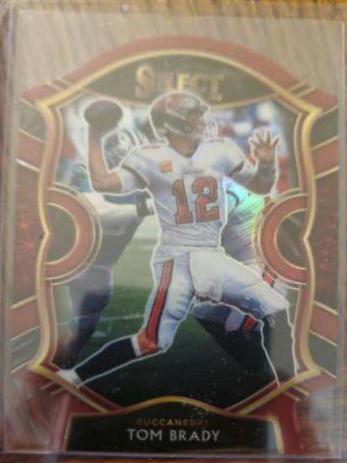 Tom Brady 2020 Panini Select #1 Super Bowl Concourse Card – Tampa Bay Buccaneers, MINT Ungraded