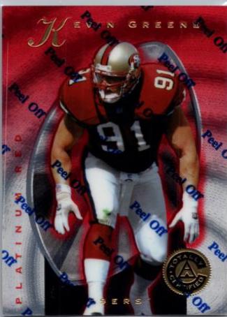 Kevin Greene #61 1997 Pinnacle Totally Certified Football