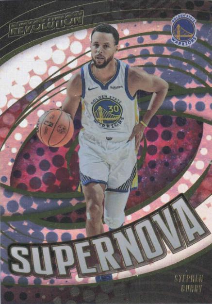 Stephen Curry #4 Basketball Cards 2023 Panini Revolution Supernova