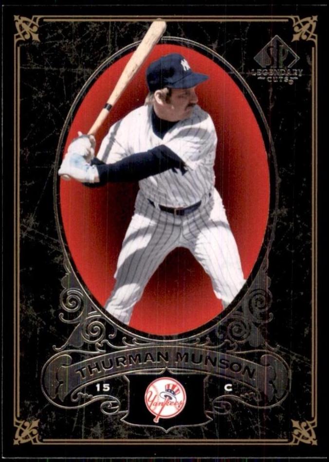 Thurman Munson #57 Baseball Cards 2007 SP Legendary Cuts