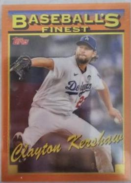 Clayton Kershaw [Orange Refractor] #93-17