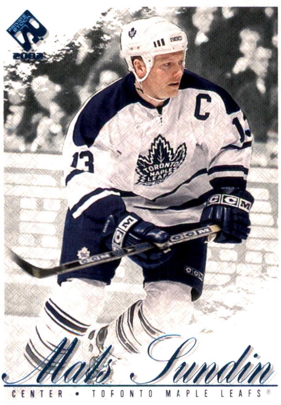 Mats Sundin #92 2001 Pacific Private Stock Hockey