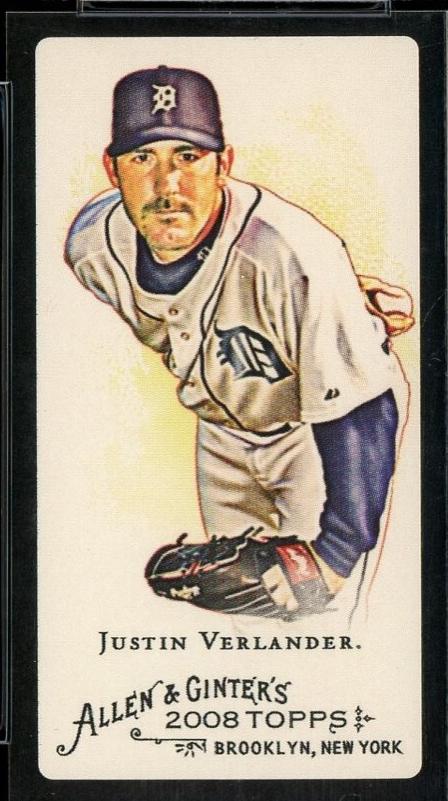 Justin Verlander [Mini Black Bordered] #165