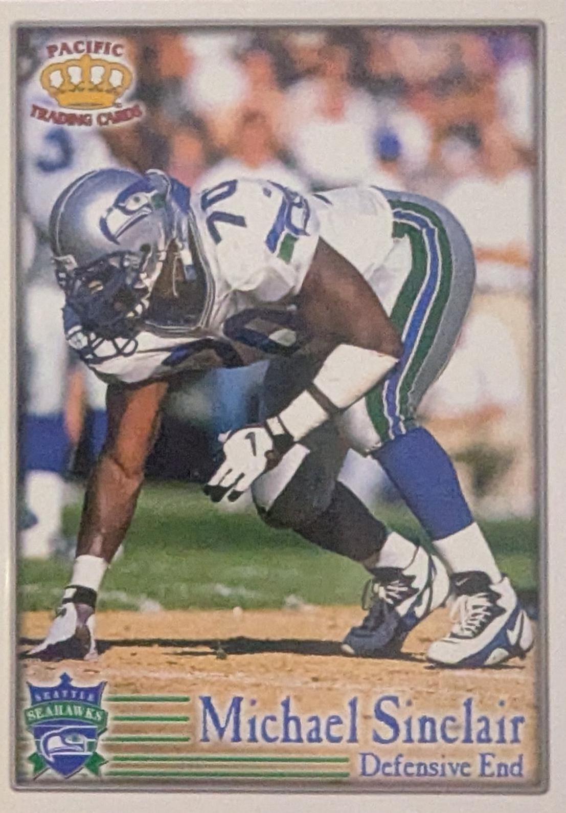 Michael Sinclair #12 Football Cards 1997 Pacific Franz Seahawks
