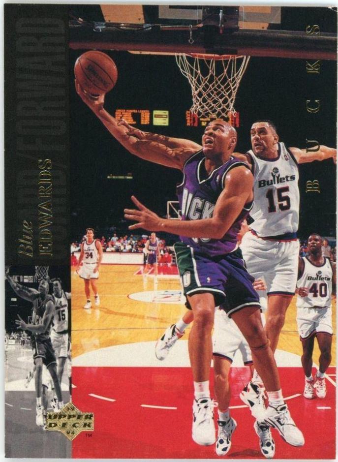 Blue Edwards #17 Basketball Cards 1993 Upper Deck SE