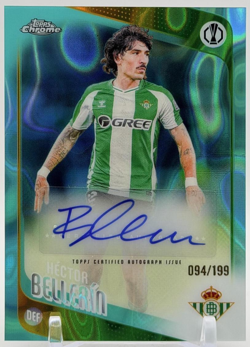 Hector Bellerin #CA-HB 2025 Topps Chrome UEFA Autograph