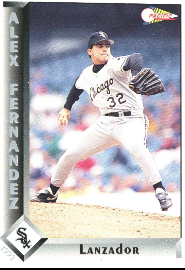 Alex Fernandez #69 Baseball Cards 1993 Pacific Spanish