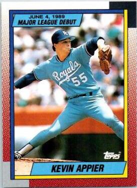 Kevin Appier #6 Baseball Cards 1990 Topps Major League Debut