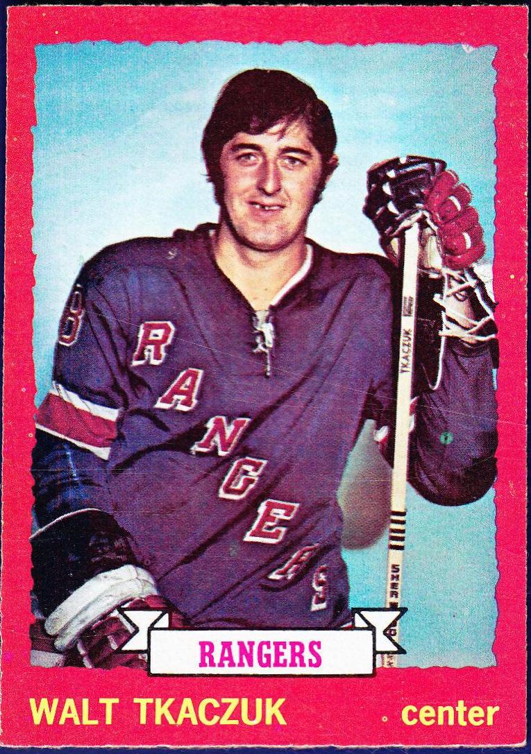 Walt Tkaczuk #25 Hockey Cards 1973 O-Pee-Chee