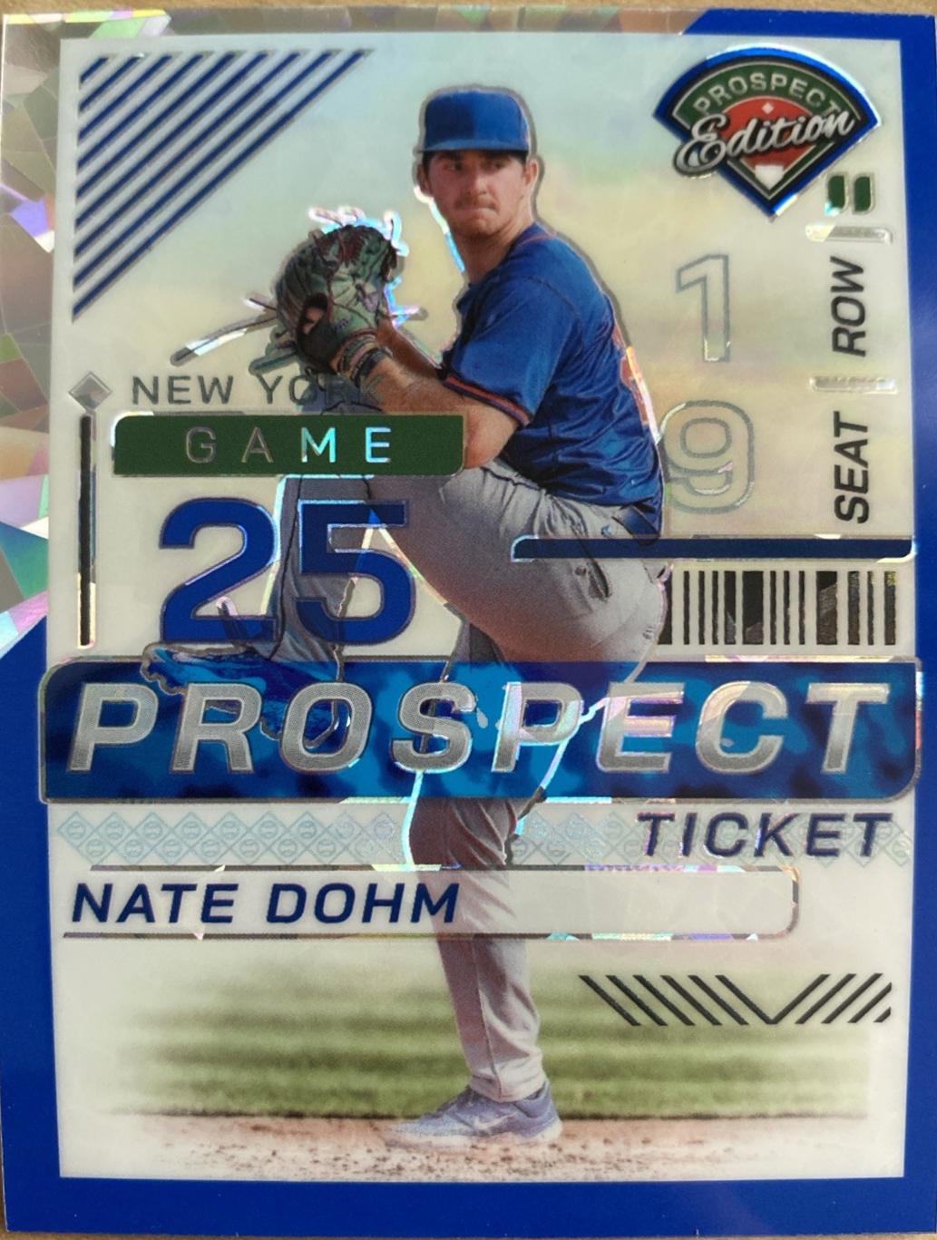 Nate Dohm [Blue Ice Ticket Holo] #155