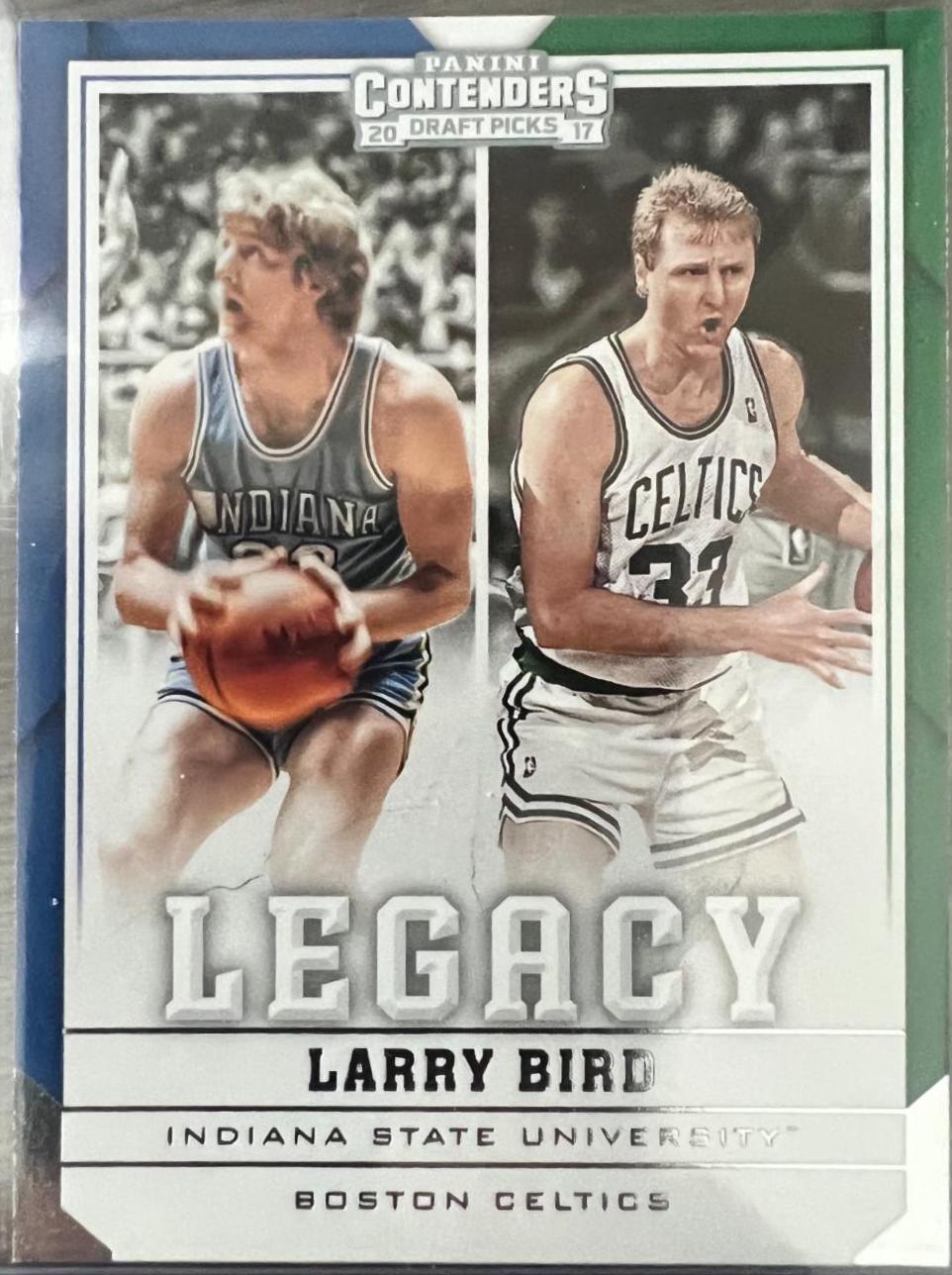 Larry Bird #25 Basketball Cards 2017 Panini Contenders Draft Picks Legacy