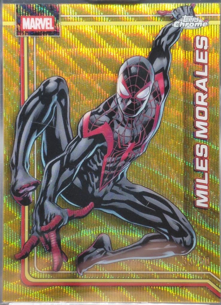 Miles Morales Gold Wave Refractor