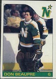 Don Beaupre #142 Hockey Cards 1985 Topps