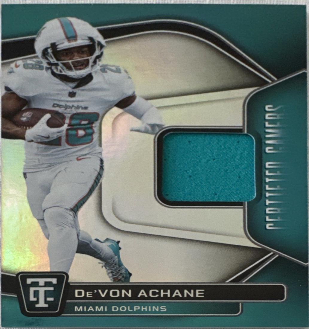 De'Von Achane #7 Football Cards 2024 Panini Totally Certified Gamers