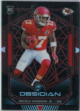 Mecole Hardman Jr. #124 Football Cards 2019 Panini Obsidian