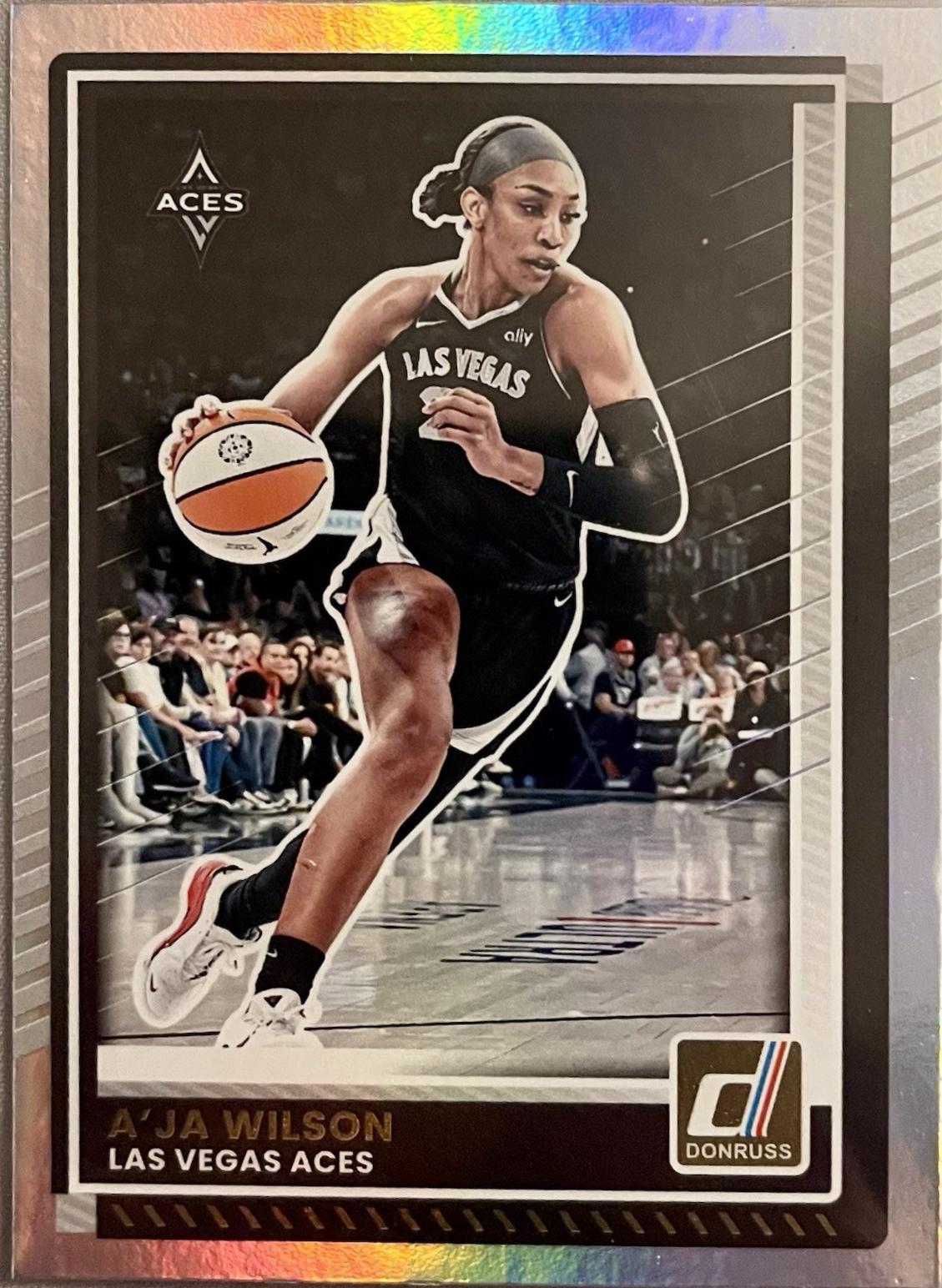 A'ja Wilson [Holo Black Laser] #82 Prices | 2025 Panini Donruss WNBA ...