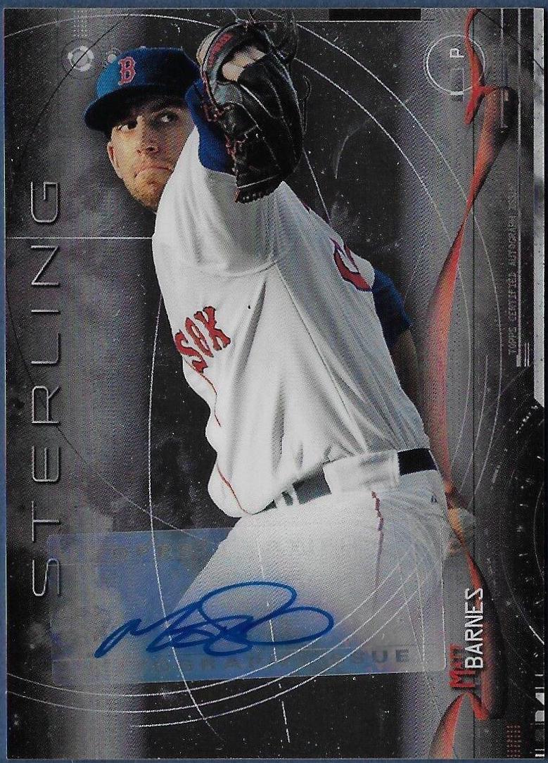 Matt Barnes #MBA 2014 Bowman Sterling Prospect Autograph Baseball