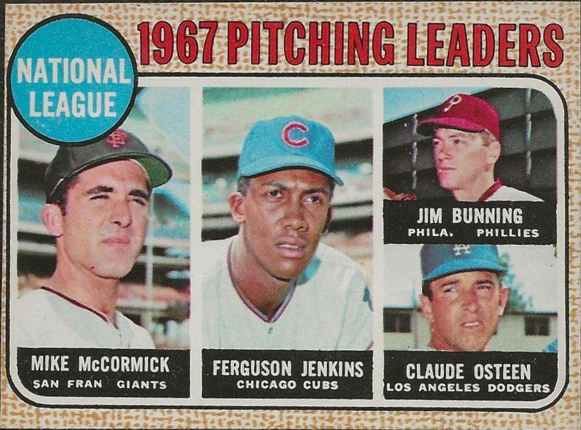 NL Pitching Leaders #9 Baseball Cards 1968 O Pee Chee