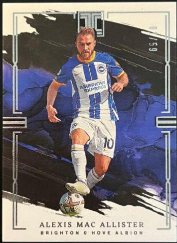 Alexis Mac Allister #42 Soccer Cards 2022 Panini Impeccable Premier League