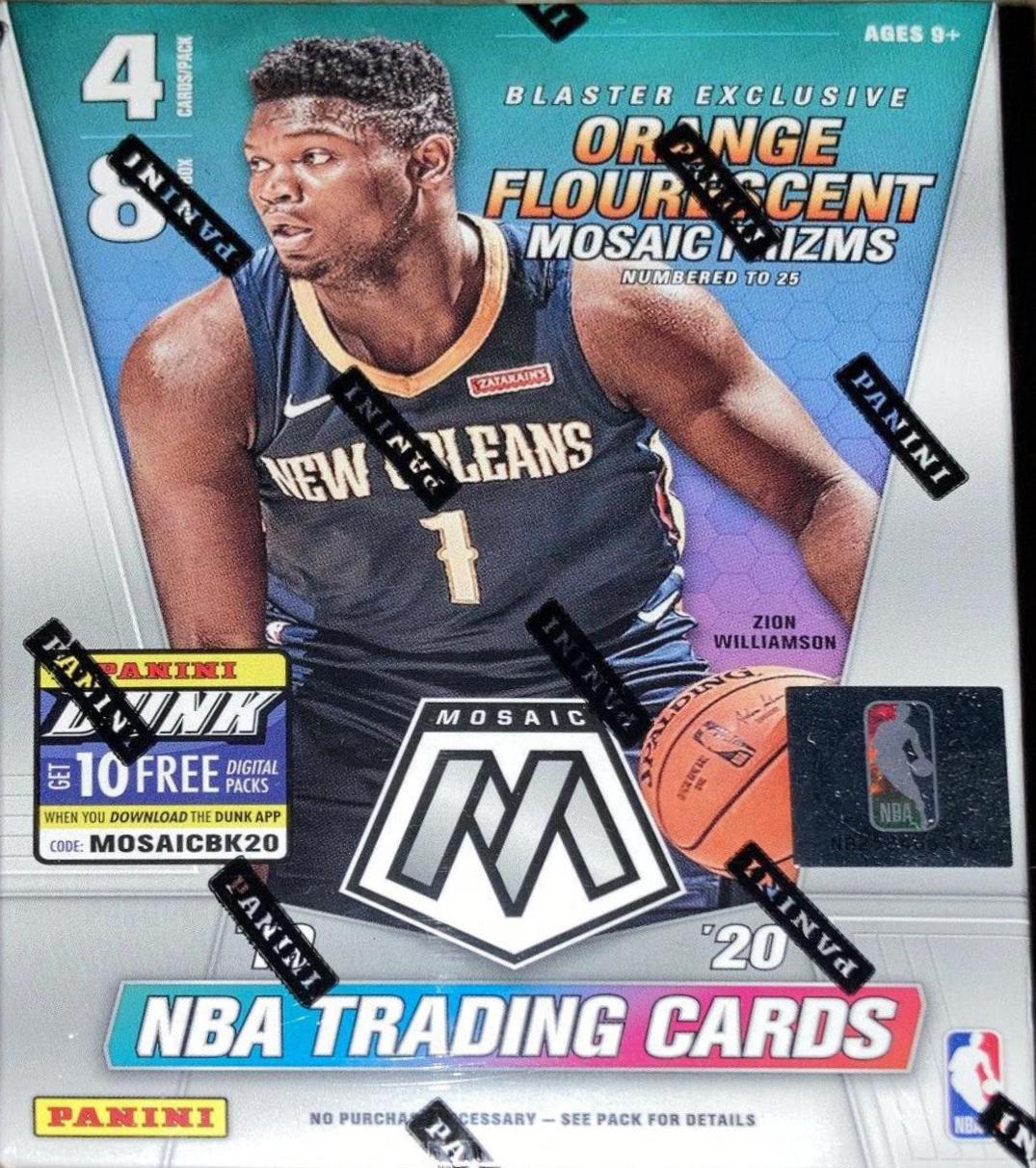 Blaster Box Basketball Cards 2019 Panini Mosaic
