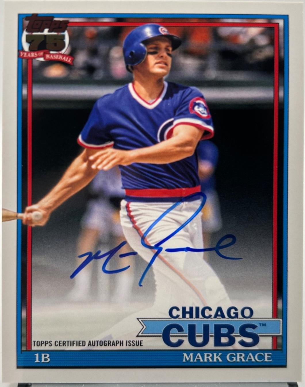 Mark Grace #91A-MG 2026 Topps Baseball 1991 Topps Autographs