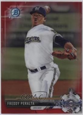 Freddy Peralta [Sky Blue Refractor] #BDC29