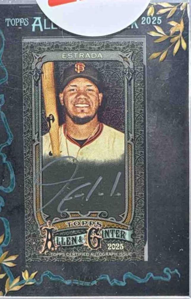 Thairo Estrada #MA-TES 2025 Topps Allen & Ginter X Mini Baseball Autographs
