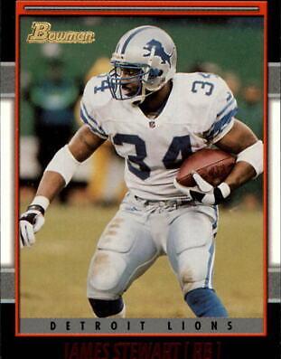 James Stewart #2 Football Cards 2001 Bowman