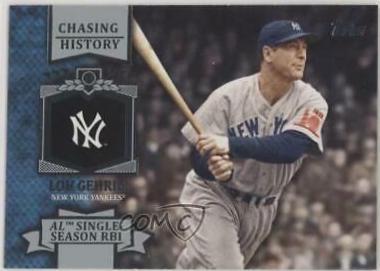 Lou Gehrig #CH-10 Baseball Cards 2013 Topps Chasing History