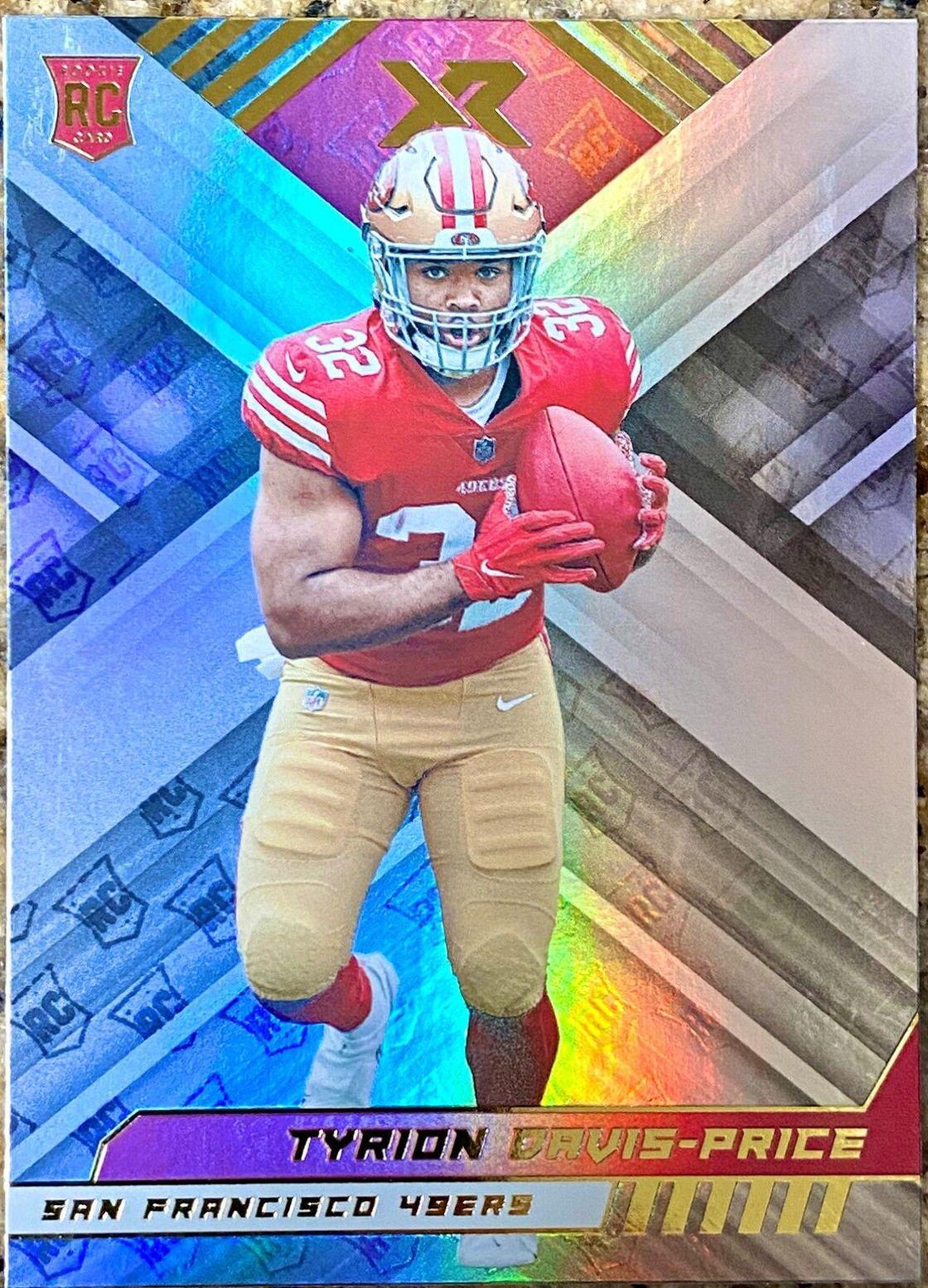 Tyrion Davis-Price #126 2022 Panini XR Football