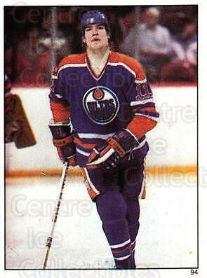 Mark Messier #94 Hockey Cards 1982 Topps Stickers