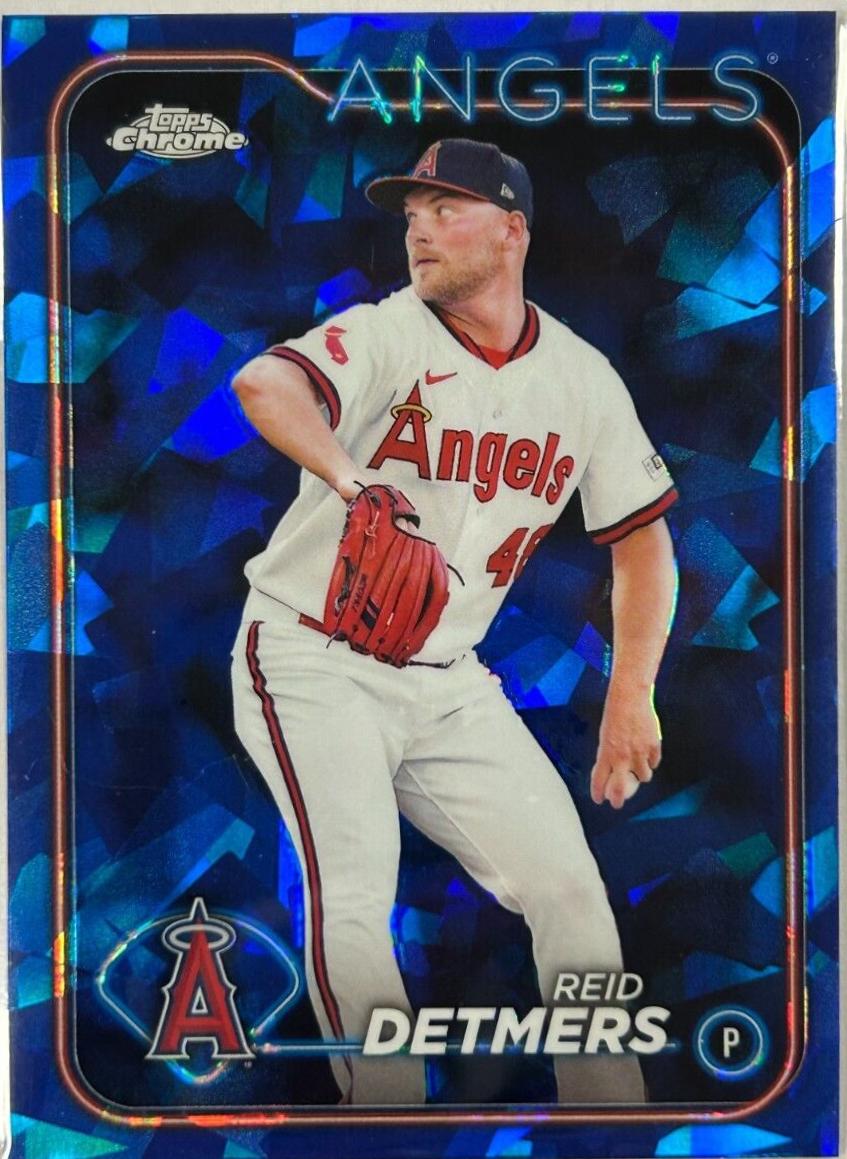 Reid Detmers #137 2024 Topps Chrome Sapphire Baseball