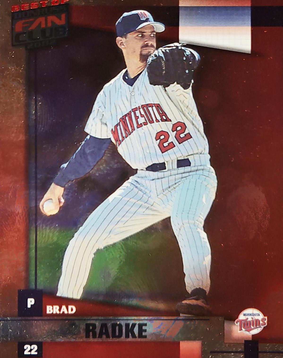 Brad Radke #9 Baseball Cards 2002 Donruss Best of Fan Club
