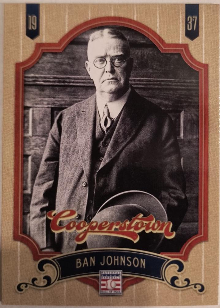 Ban Johnson #7 Baseball Cards 2012 Panini Cooperstown