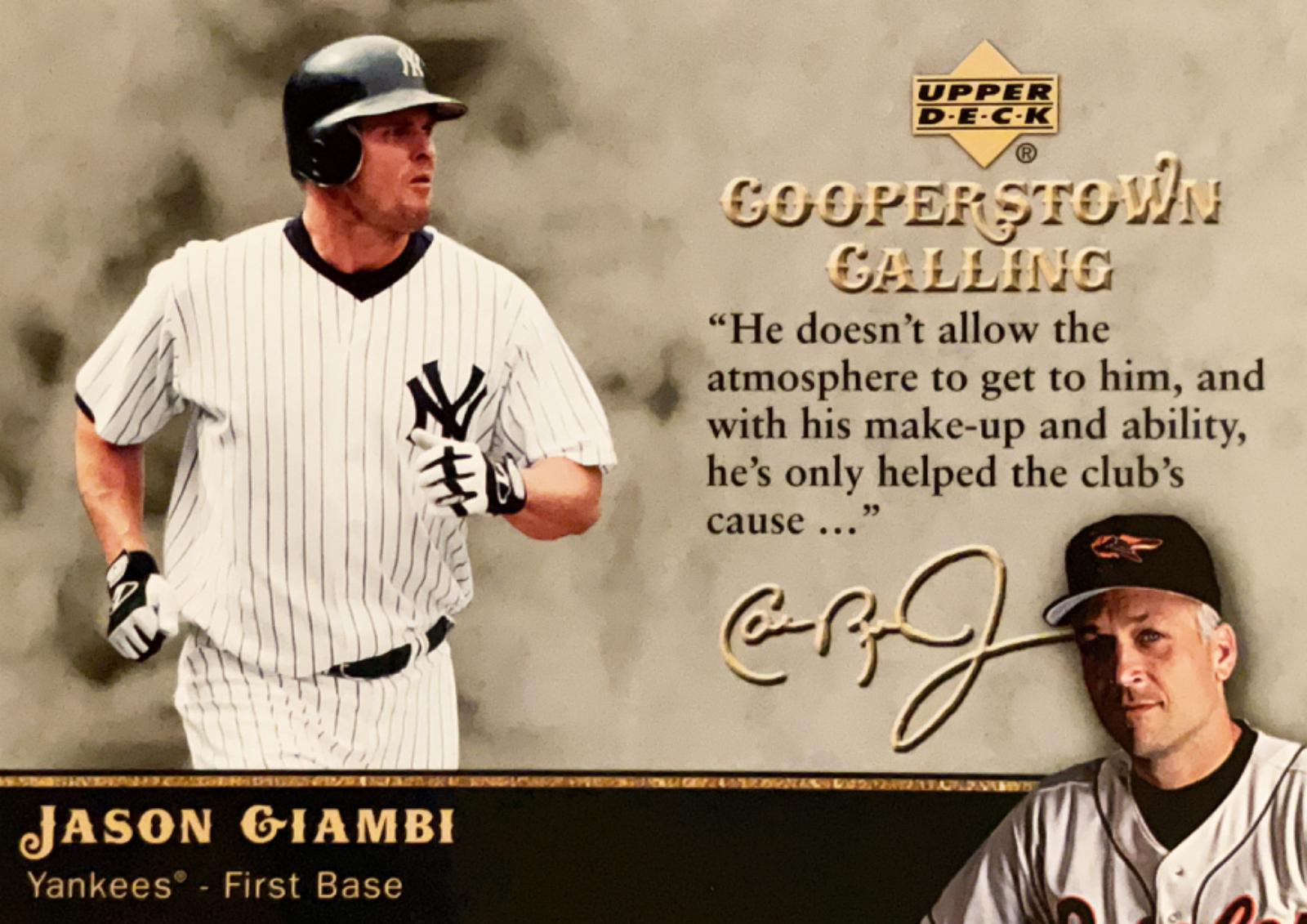 Jason Giambi #CC-JG Baseball Cards 2007 Upper Deck Cooperstown Calling